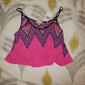 Pink Festival Crop Top